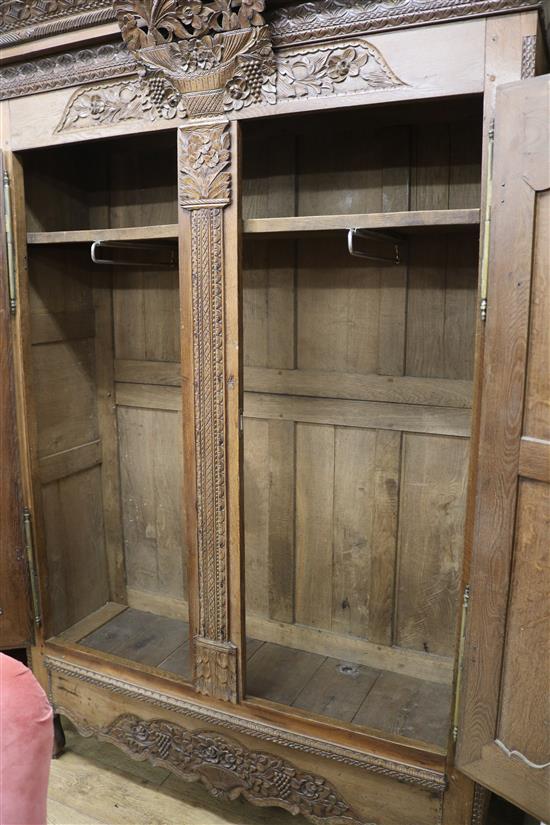 A 19th century Normandie armoire W.160cm approx.